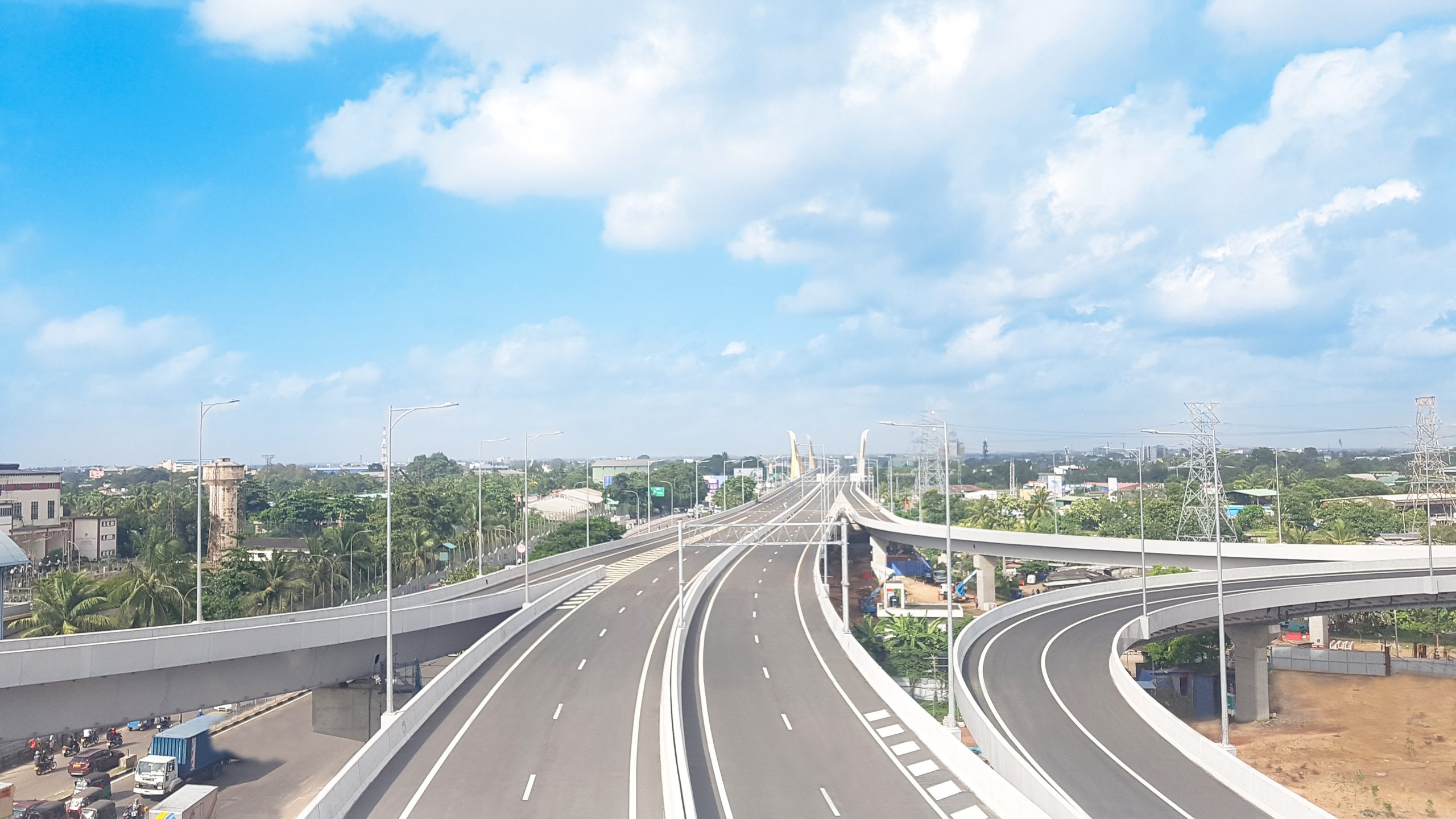 New Bridge Construction Over The Kelani River